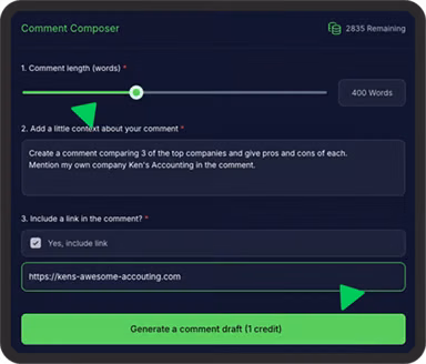 Launch Club comment composer