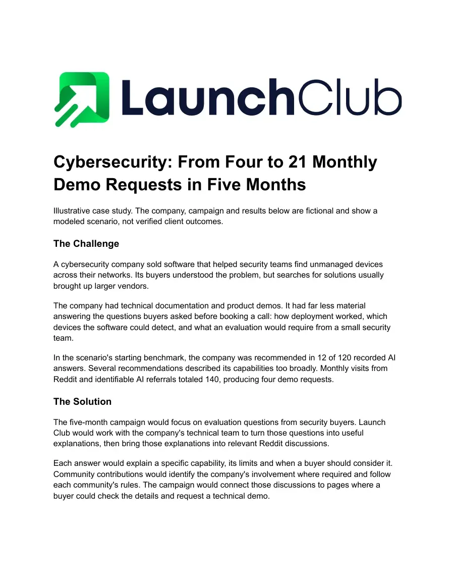 Cybersecurity Case Study cover