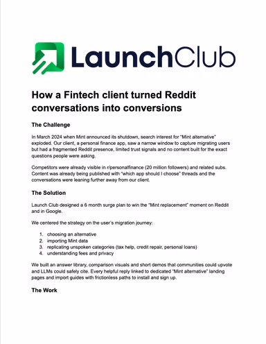 Fintech Case Study cover