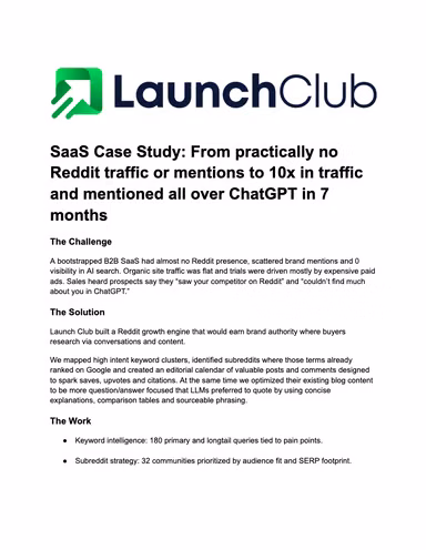 SaaS Case Study cover